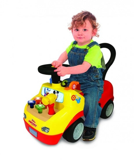 loopwagen Mickey Roadster Racers rood/geel