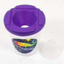 antiknoei- en bewaarpot junior 8 cm transparant/paars