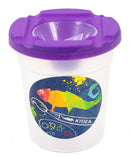 antiknoei- en bewaarpot junior 8 cm transparant/paars