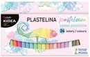 boetseerpasta 200 gram plasticine pastel 24-delig