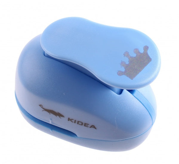 figuurpons kroon 6 cm blauw