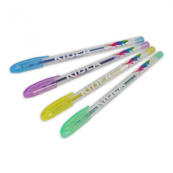 gekleurde glitter-gelpennen 6 stuks