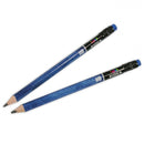 HB-potloden driekantig met gum 2 stuks Ø 1 cm