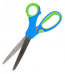 knutselschaar junior 15 cm staal blauw/groen