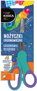 knutselschaar ronde punt junior 15 cm RVS blauw/paars