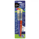 kwastenset paars/oranje 2-delig