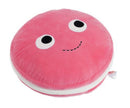 knuffel Yummy World: Macaron 40 cm pluche roze/wit