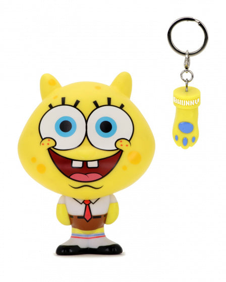 sleutelhanger Spongebob 10,2 cm vinyl geel