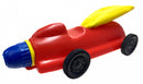 ballonracewagen junior 6 cm rood/geel