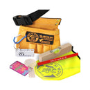 gereedschapsset junior kunstleer/staal oranje 6-delig