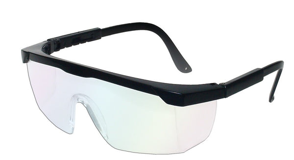 instelbare veiligheidsbril kunststof zwart 15 cm