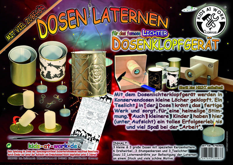 lampionhouderset junior 8/11 cm staal 26-delig