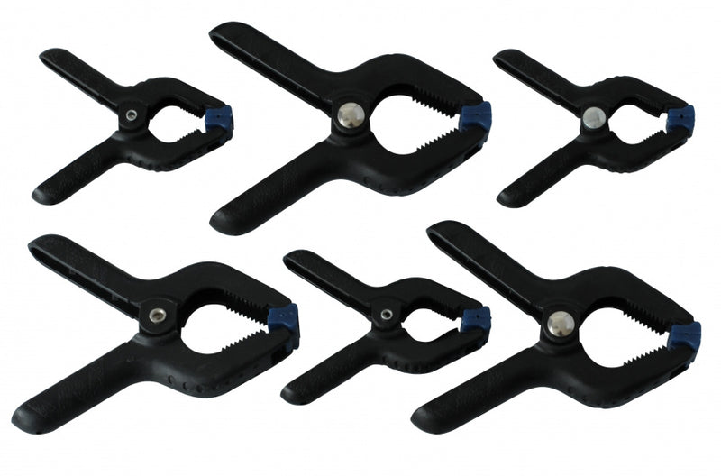 lijmklemmen 6-8,5 cm zwart 6 stuks