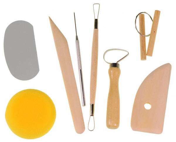 pottenbak gereedschap junior hout/staal bruin/grijs