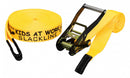 slackline 17,5 meter polyester geel