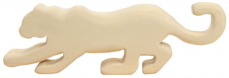 snijhout met sjabloon Safari 15 x10 cm blank 2-delig