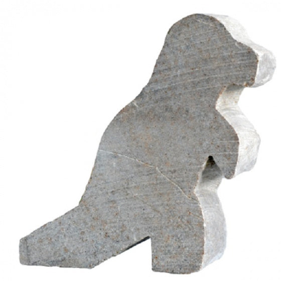 speksteen T-Rex junior 12 x 8,5 cm grijs