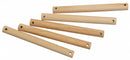 touwladder junior 140 cm hout bruin 9-delig