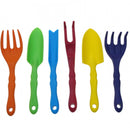tuingereedschap mini meerkleurig 23 cm 6-delig
