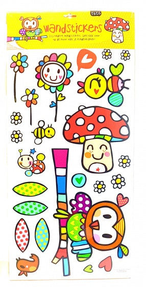 wandstickers junior 24 stuks