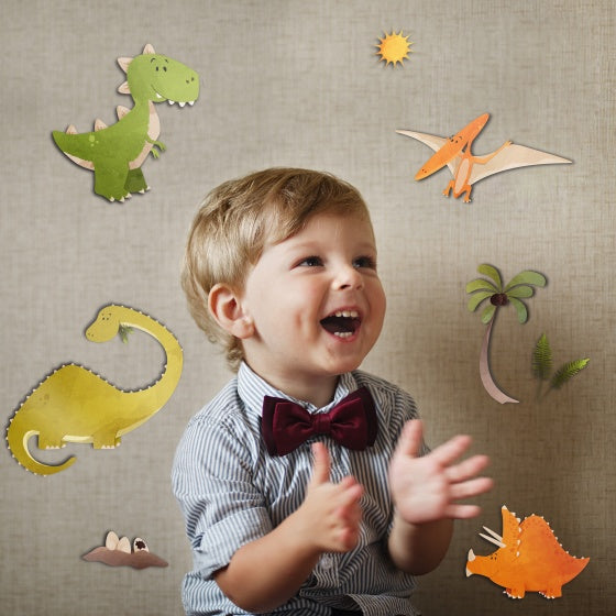 muurdecoratie 3-levels Dinosaurs junior