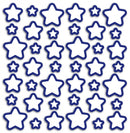 muurstickers glow in the dark sterren 31 x 31 cm