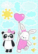 muurstickers grappige beren 20-delig