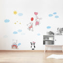 muurstickers grappige beren 20-delig