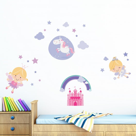 muurstickers sprookjes 47 x 70 cm