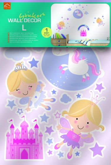muurstickers sprookjes 47 x 70 cm