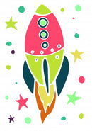 muurstickers Ufo 35-delig