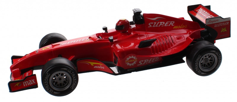 racewagen met licht en geluid jongens 25 cm rood