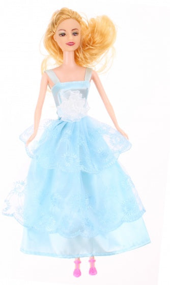 tienerpop Sophie met extra kleding 30 cm lichtblauw