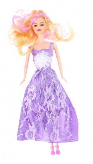 tienerpop Sophie met extra kleding 30 cm paars