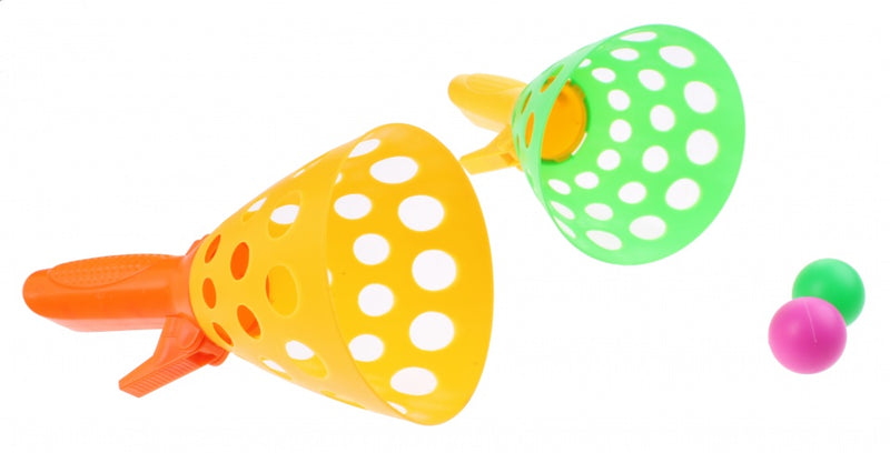 2 Vangbekers in net 18cm 9084