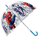 kinderparaplu Spider-Man 45,5 cm transparant