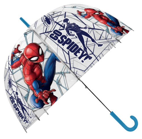 kinderparaplu Spider-Man 45,5 cm transparant