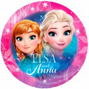 strandlaken Frozen meisjes 120 cm polyester roze