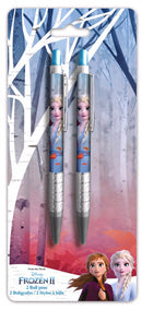 balpen Frozen 2 staal 21 cm blauw 2 stuks