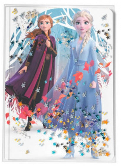 dagboek Frozen 2 meisjes 20 x 14,5 cm blauw/paars