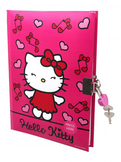 dagboek Hello Kitty meisjes A5 papier rood/roze