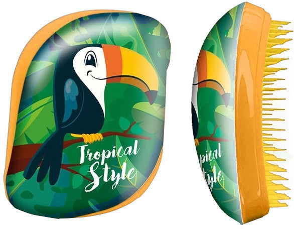 haarborstel Tropical Style oranje