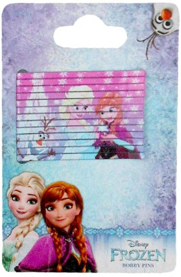 haarspeldjes Frozen meisjes roze/paars 12 stuks