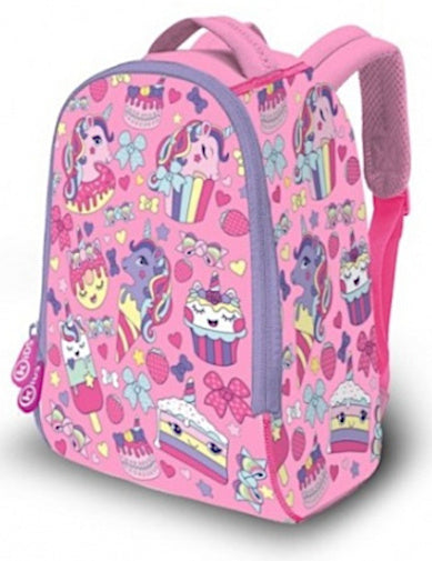 kinderrugzak Cupcake junior 9 liter neopreen roze