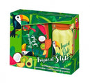 lunchset Tropical Style Toucan junior aluminium groen