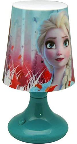 tafellamp Frozen meisjes 19 cm groen/roze