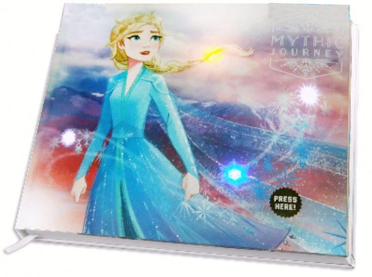 notitieboek Frozen 2 meisjes karton/papier blauw
