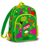 schooltas Crazy Dino 36 cm polyester groen