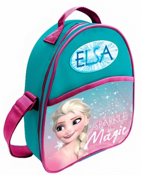 schooltas Frozen 25,5 cm polyester blauw/roze