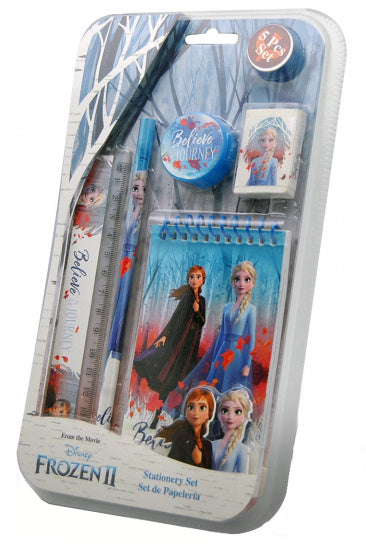 schrijfset Frozen 2 meisjes 13,8 x 25 cm 5-delig